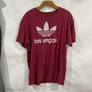 ADIDAS Las Vegas Mens XL X-Large Logo T shirt Combine ship Discount